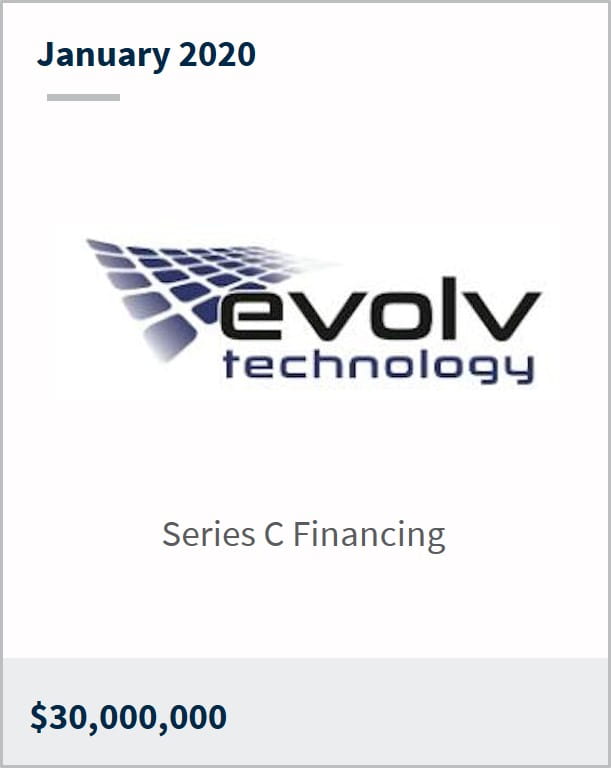 January 2020 Evolv Technology $30,000,000 series C financing 