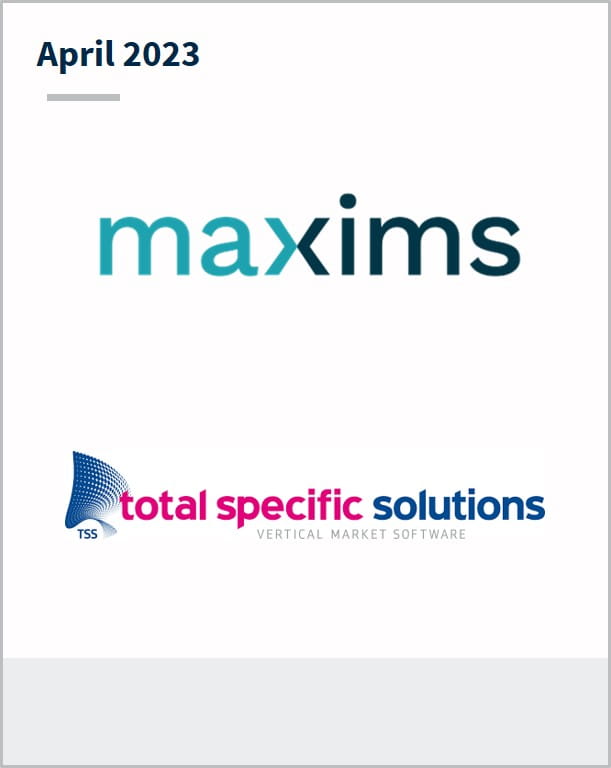 April 2023 Maxims Has been acquired by Total Specific Solutions