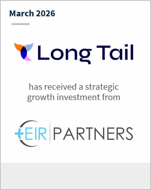 March 2026 Long Tail has received a strategic growth investment from +EIR Partners