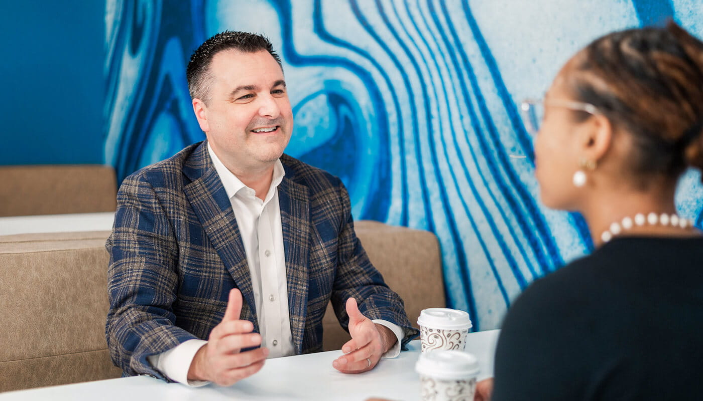 Mentoring an associate at Raymond James